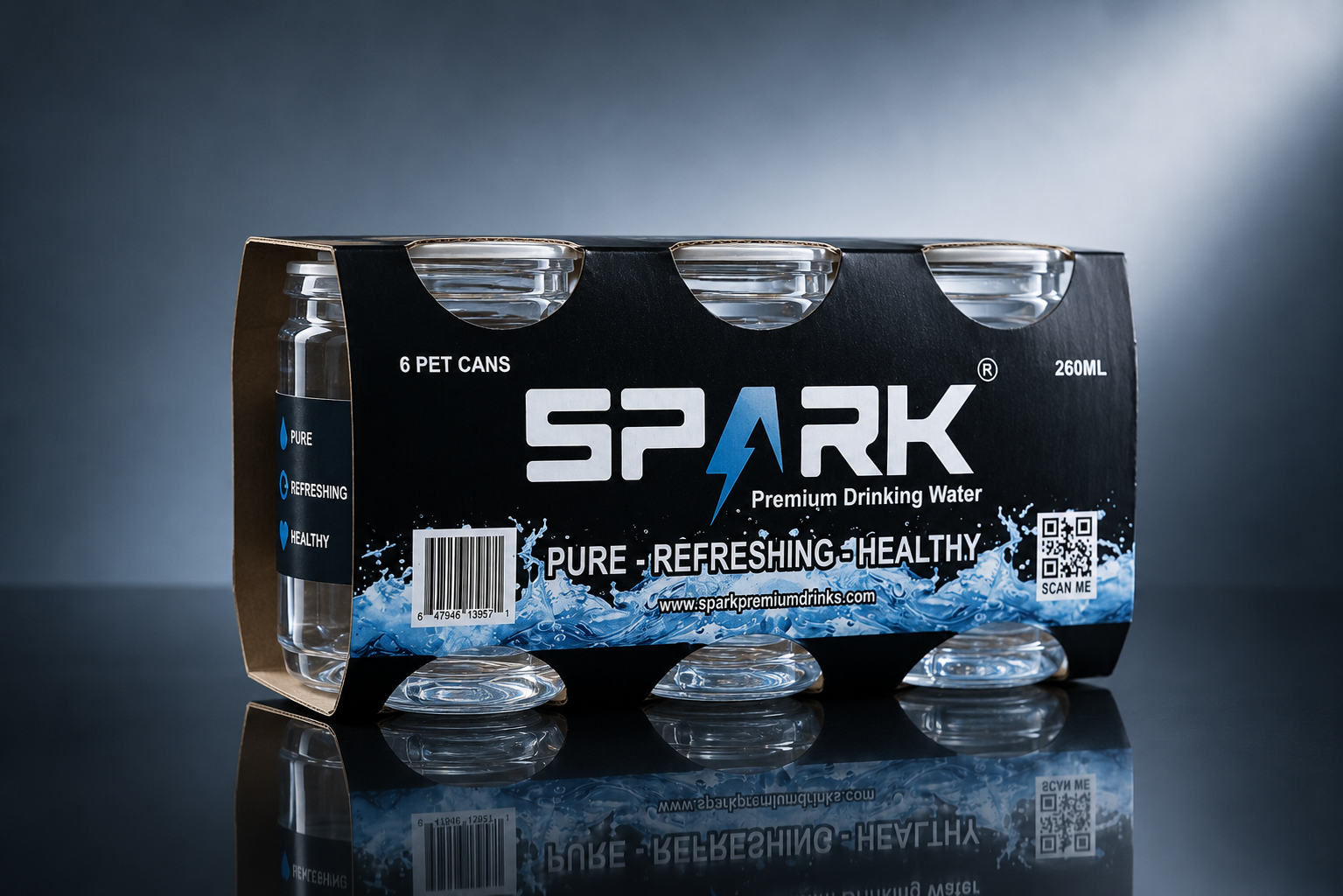 Spark Premium Water - (260ml) 6 Pack - Image 4